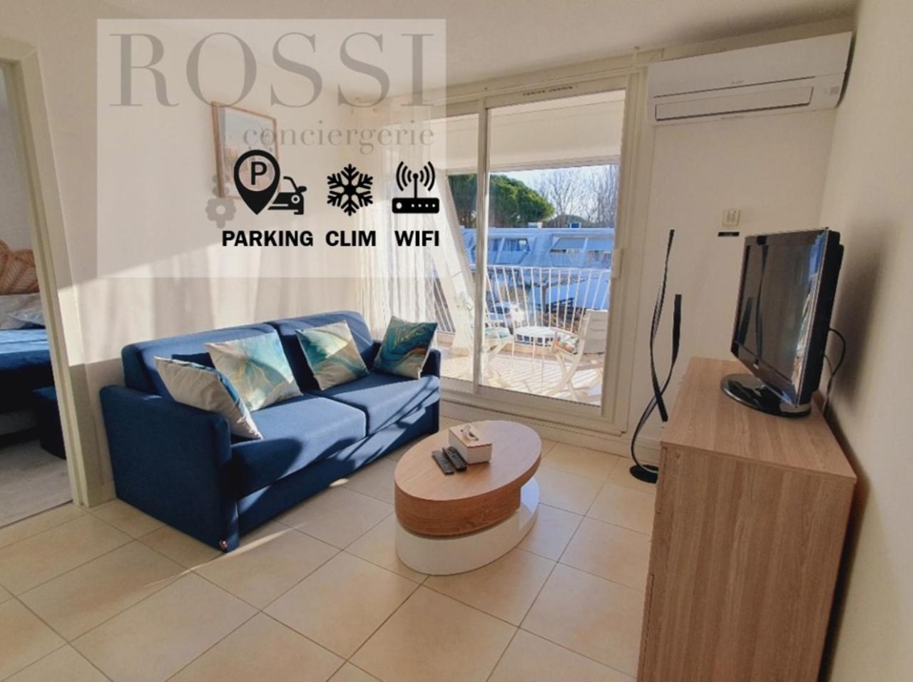 T2 West City Parking Clim Wifi 4Pers - Rossiconciergerie - Linge Inclus La Grande Motte Exterior foto
